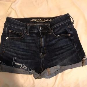 american eagle jean shorts